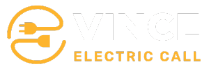logo vince electric call blanc