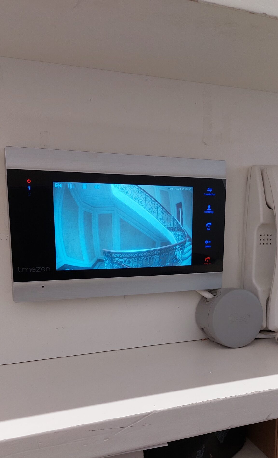 Installation d'un visiophone